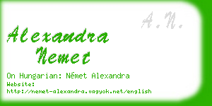 alexandra nemet business card
